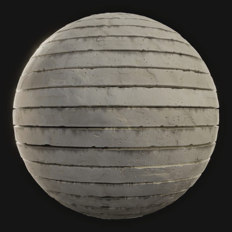 Concrete Slabs 02 - FreeStylized PBR Material