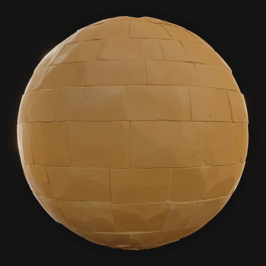 Desert Stone Wall 01 - FreeStylized PBR Material