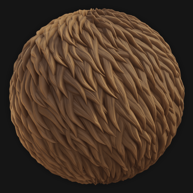 Fur 01 - FreeStylized PBR Material