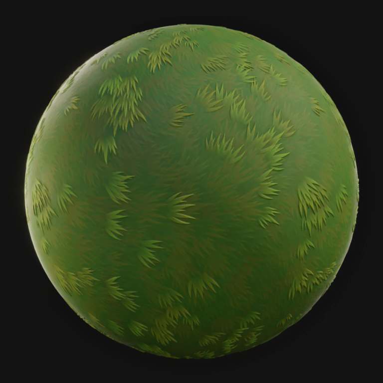 Grass 01 - FreeStylized PBR Material