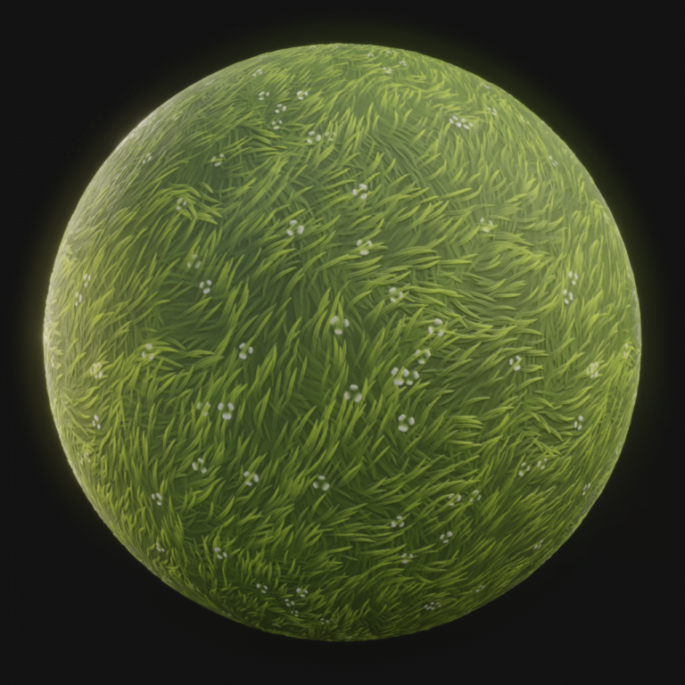 Grass 02 - FreeStylized PBR Material