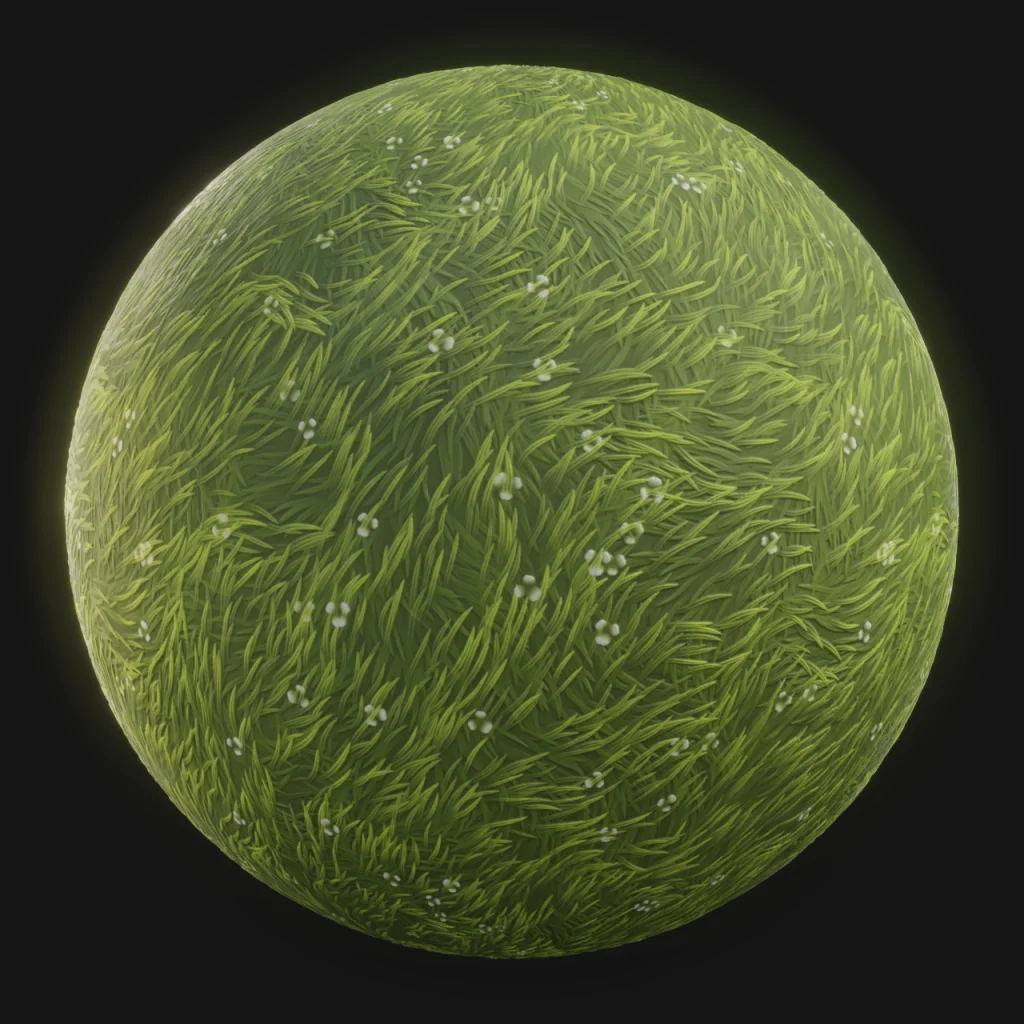 Grass 02 - FreeStylized PBR Material