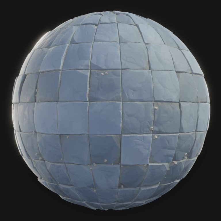 Ground Tiles 02 - FreeStylized PBR Material