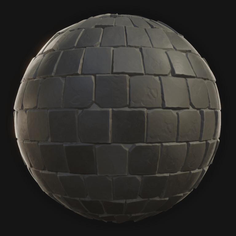 Ground Tiles 03 - FreeStylized PBR Material