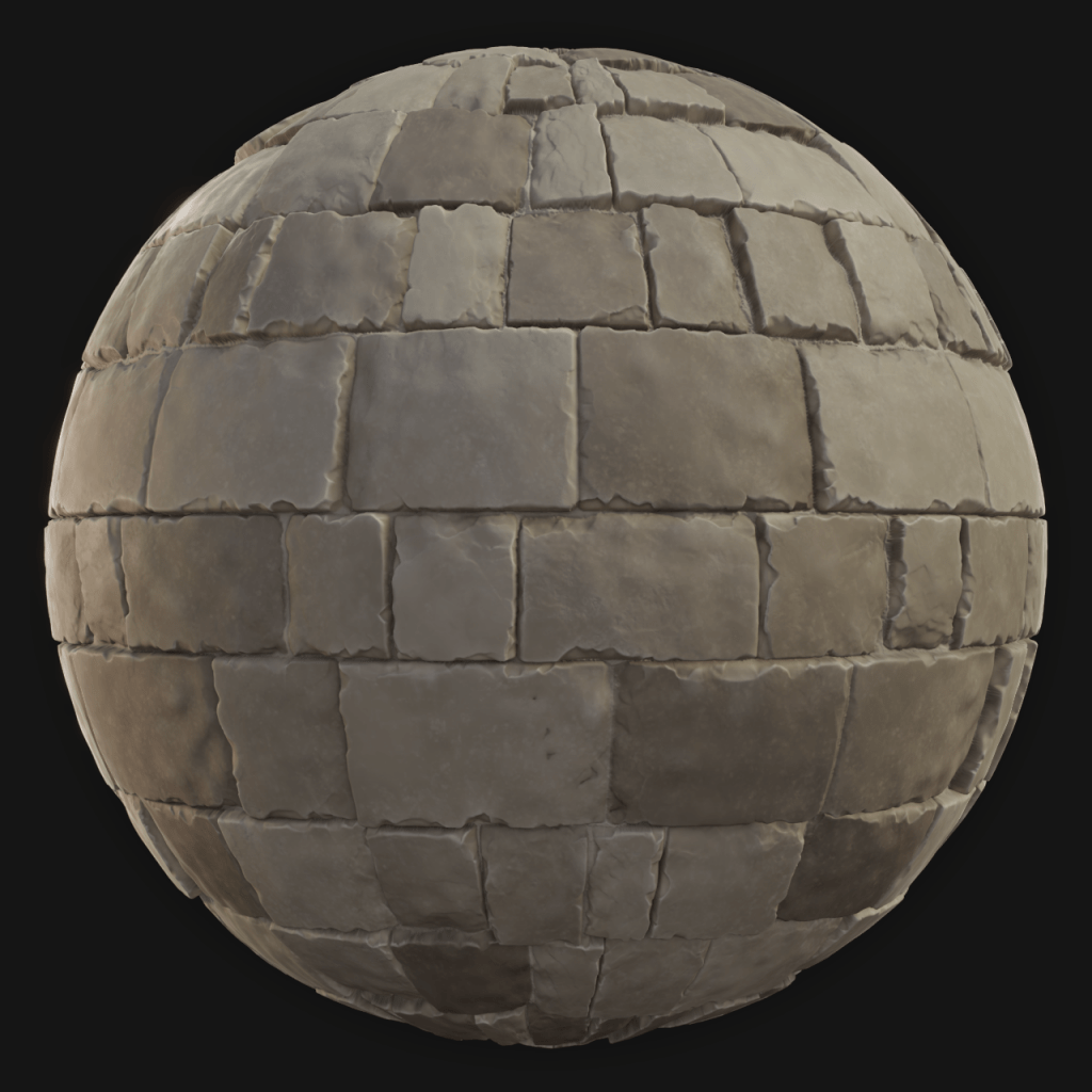 Ground Tiles 06 - FreeStylized PBR Material