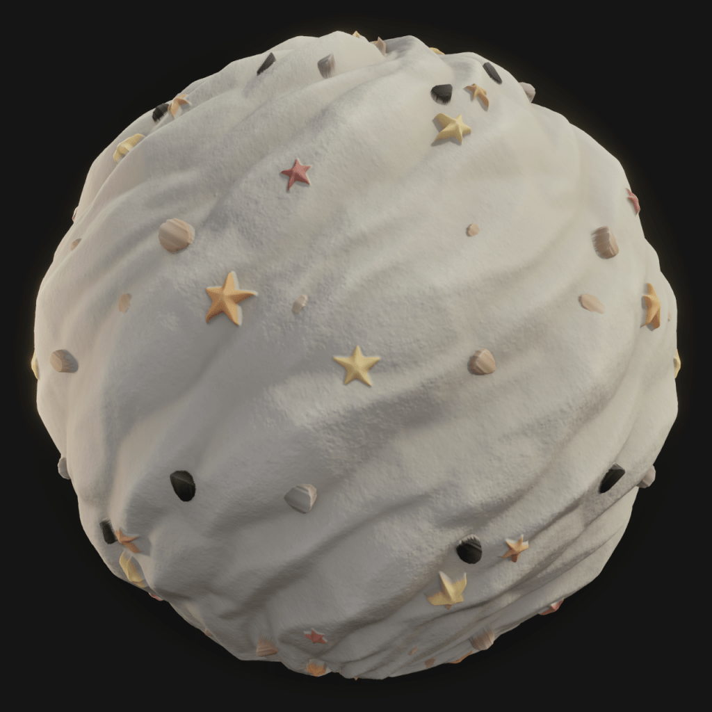 Beach Sand 02 - FreeStylized PBR Material