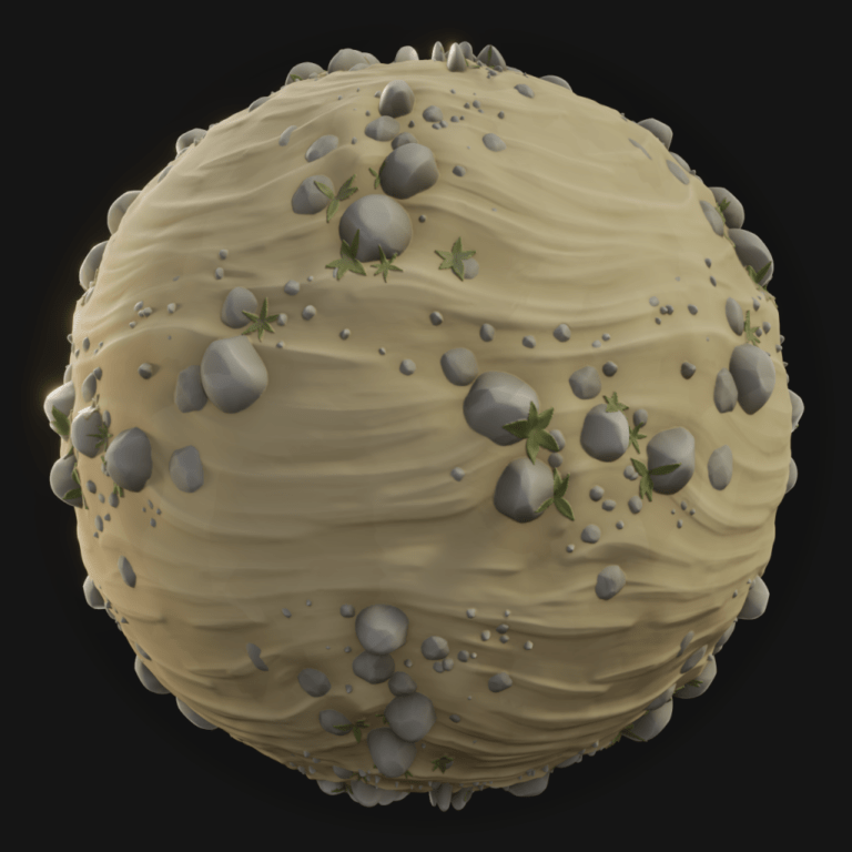 Sand 03 - FreeStylized PBR Material