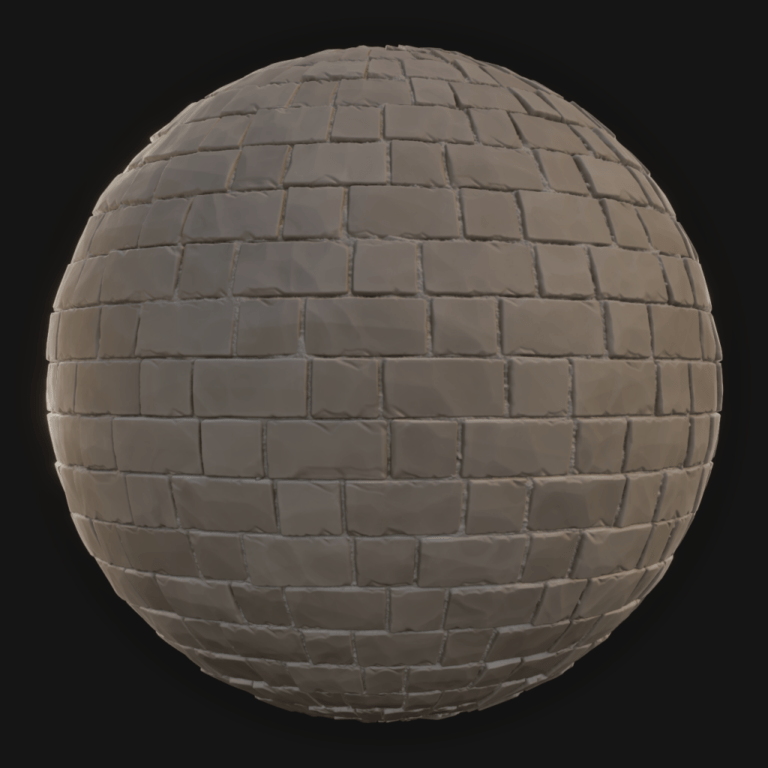 Stone Bricks Wall 02 - FreeStylized PBR Material