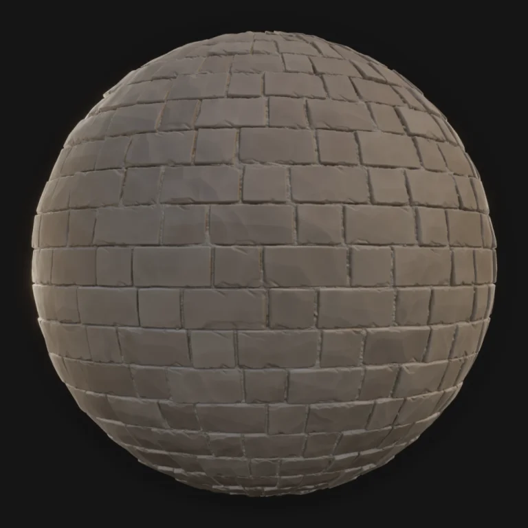 Stone Bricks Wall 02 - FreeStylized PBR Material