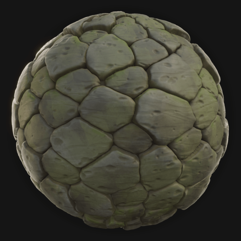 Stone Wall 04 - FreeStylized PBR Material