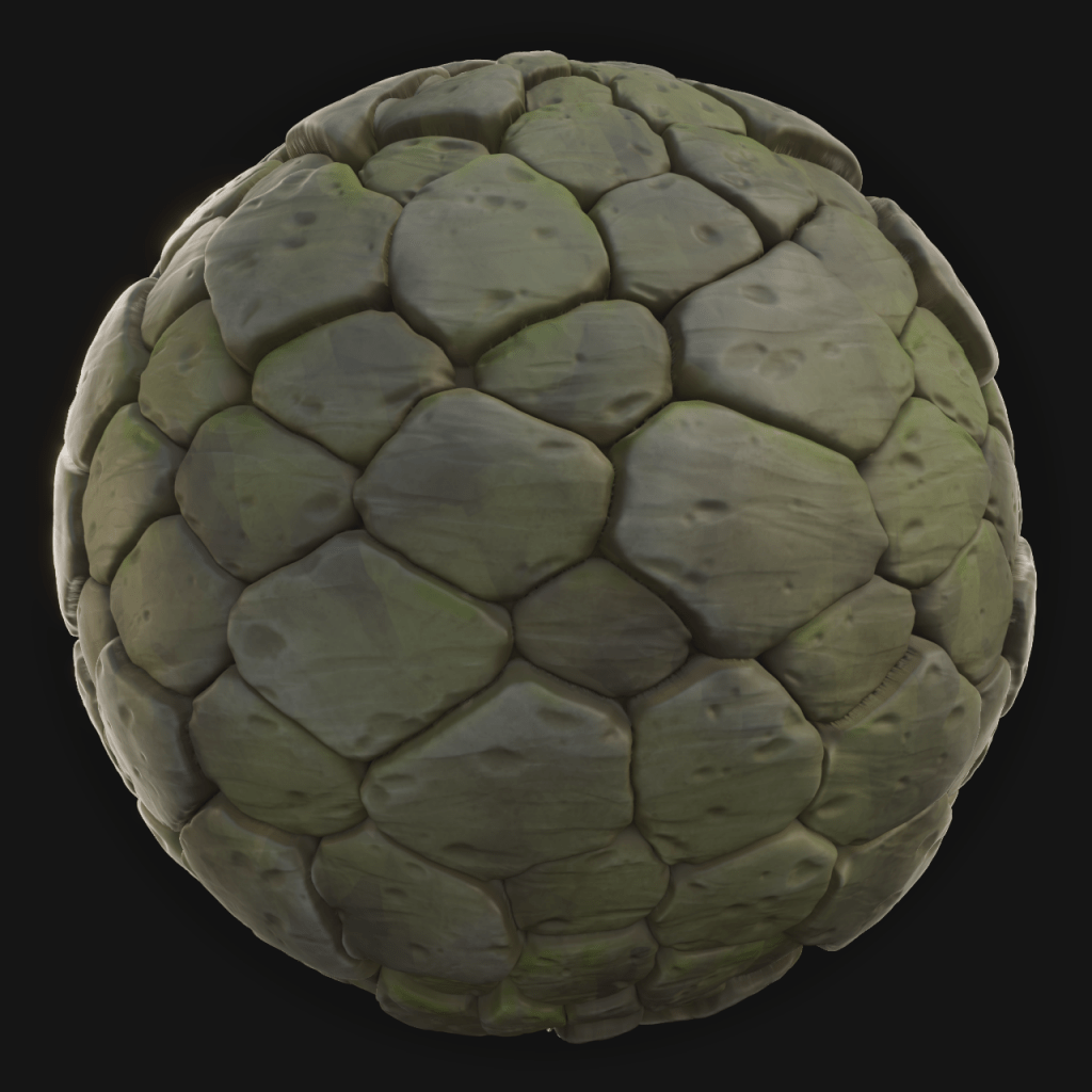 Stone Wall 04 - FreeStylized PBR Material