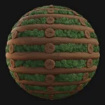 Wood Log 01 - FreeStylized PBR Material
