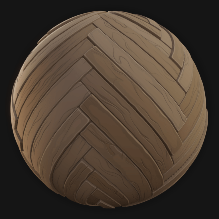 Wood Planks 02 - FreeStylized PBR Material