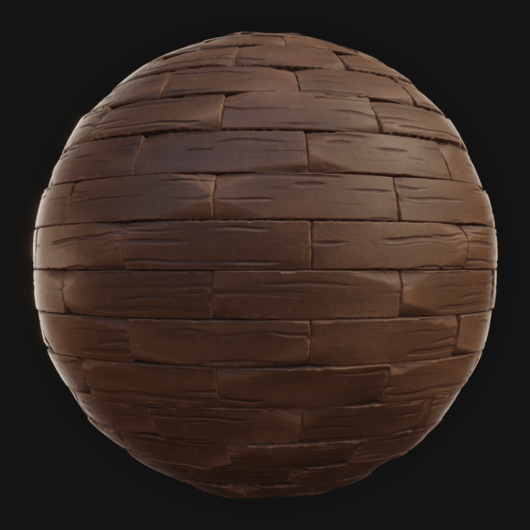 Wood Planks 05 - FreeStylized PBR Material