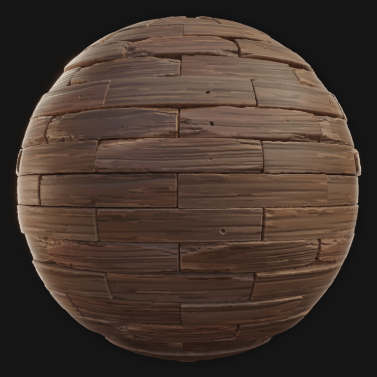 Wood Planks 07 - FreeStylized PBR Material