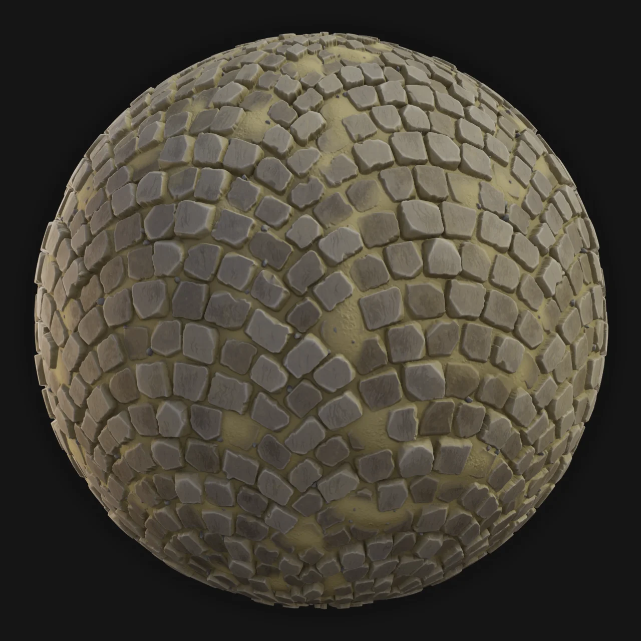Cobblestone 01 - FreeStylized PBR Material