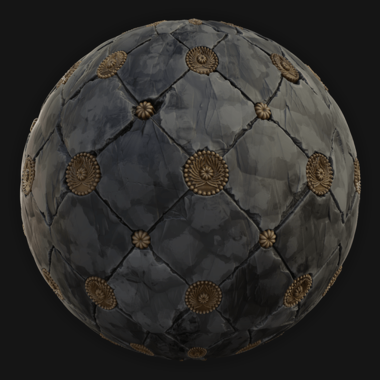 Ground Tiles 10 - FreeStylized PBR Material