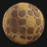 Ground Tiles With Sand 01 - FreeStylized PBR Material