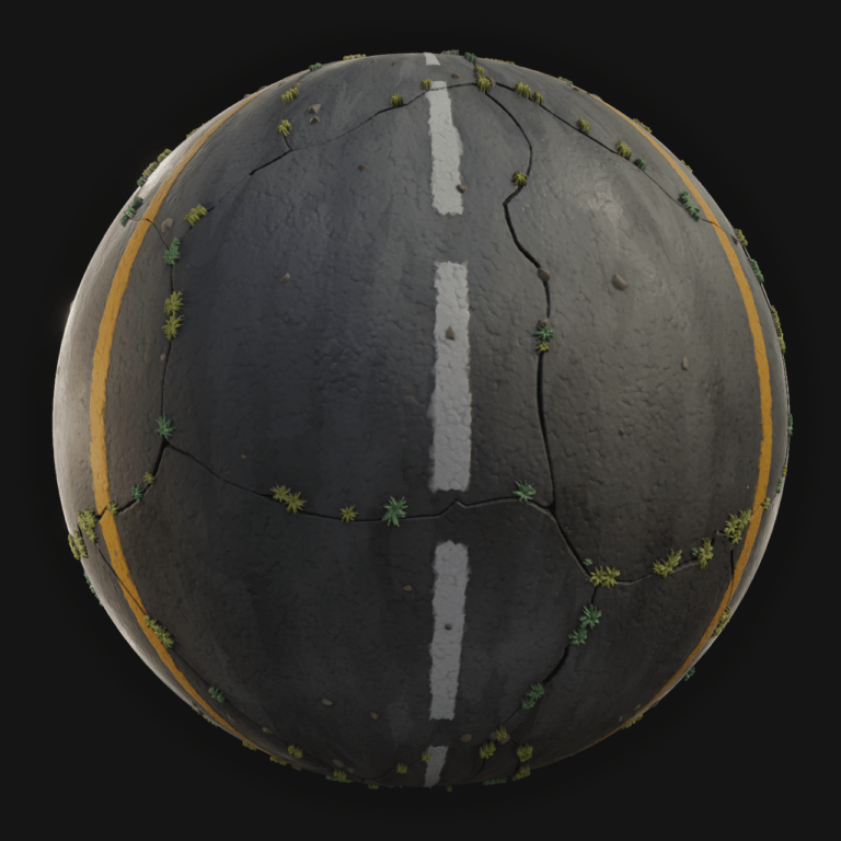 Old Road 01 - FreeStylized PBR Material