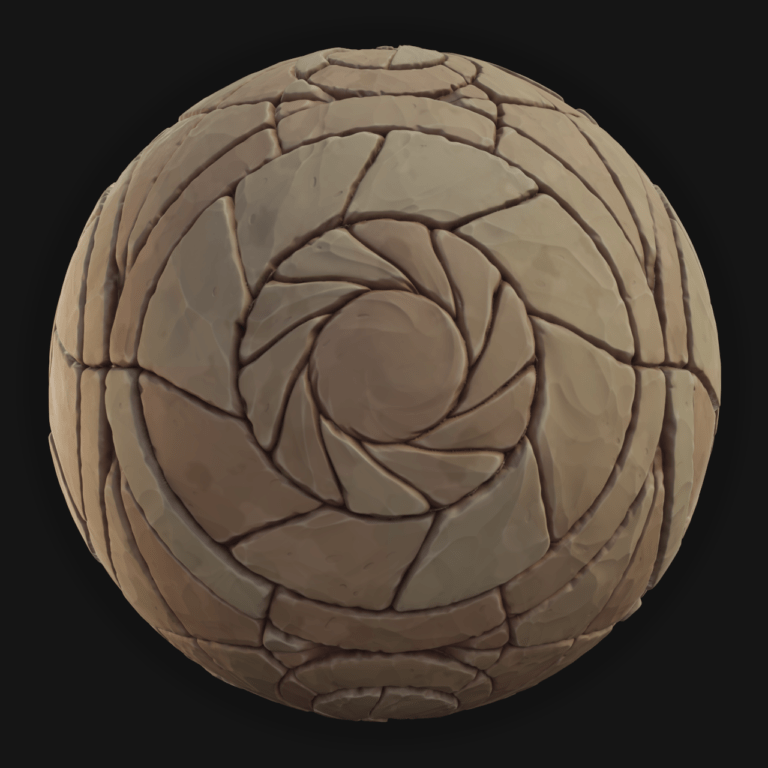 Ground Stones 03 - FreeStylized PBR Material