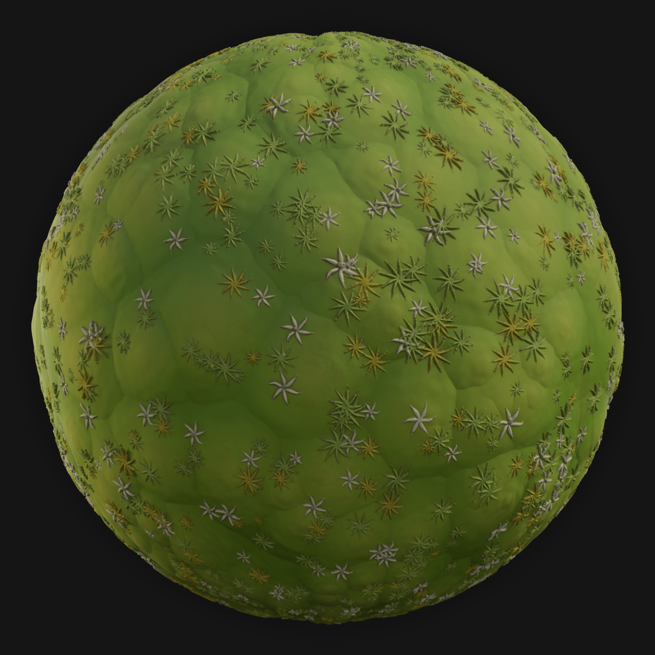 Moss Ground 03 - FreeStylized PBR Material