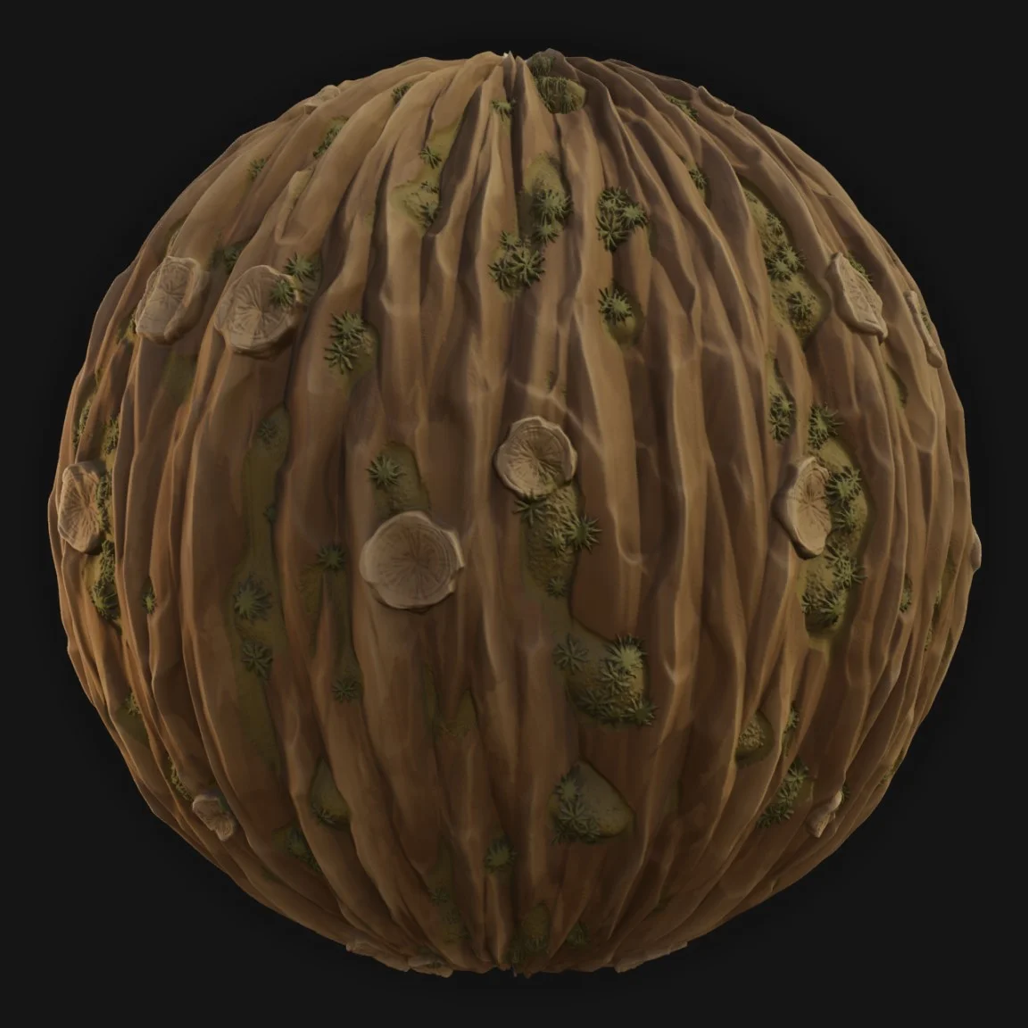 Bark 04 - FreeStylized PBR Material