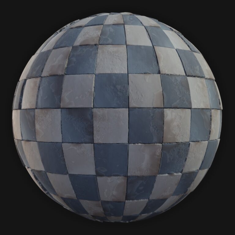Floor Tiles 06 - FreeStylized PBR Material