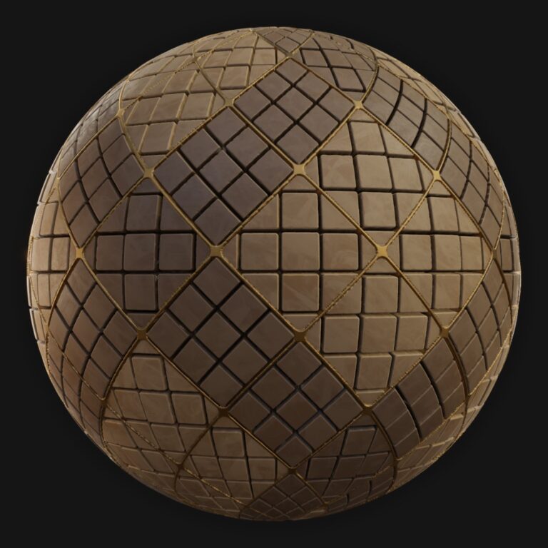 Marble Tiles 01 - FreeStylized PBR Material