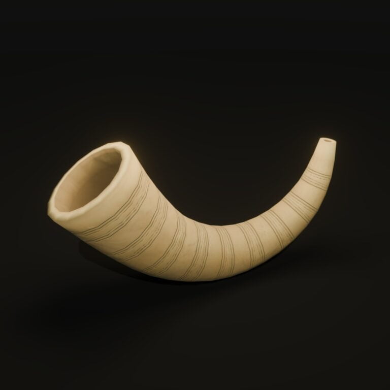 Free Stylized Horn 3D Model