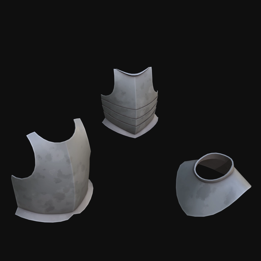 Armor 01 stylized 3d model