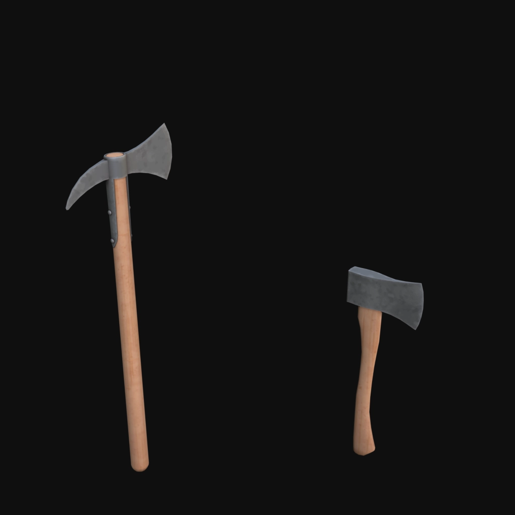 Axe 01 stylized 3d model