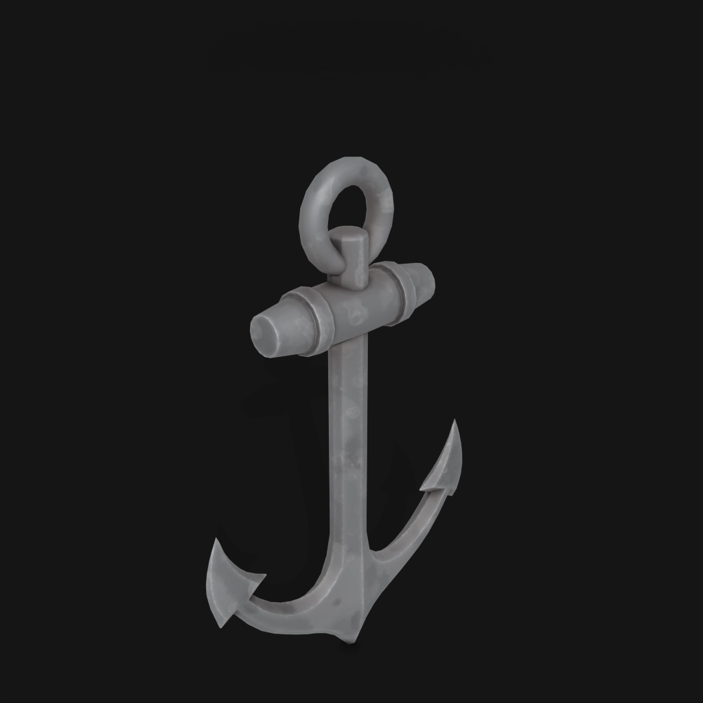 Anchor 01 stylized 3d model