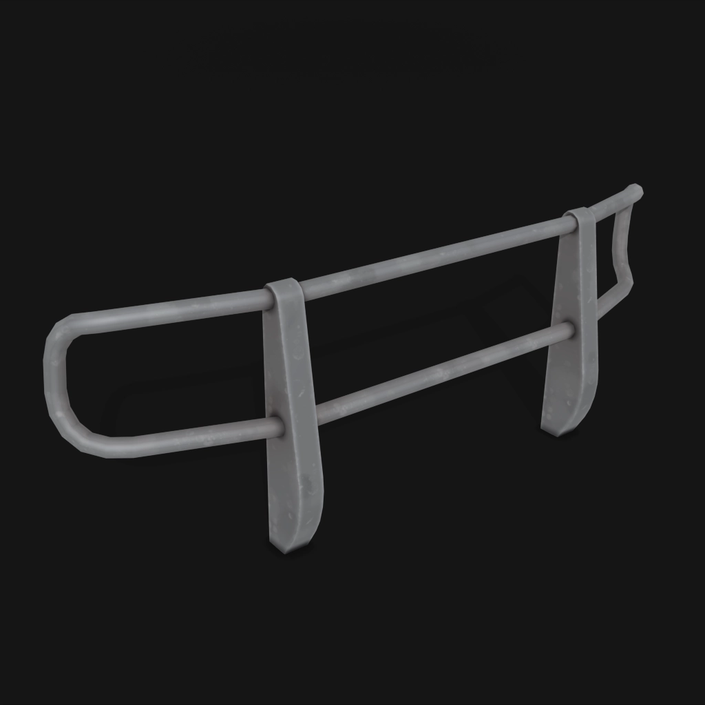 Bumper Crash Guard 01 stylized 3d model