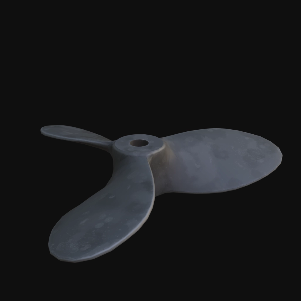 Propeller 01 stylized 3d model