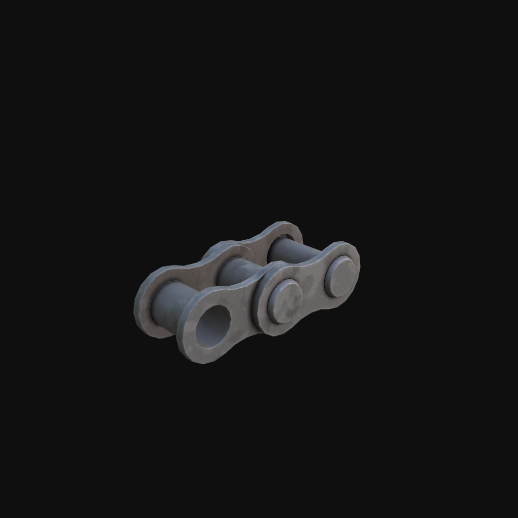 Roller Chain 01 stylized 3d model