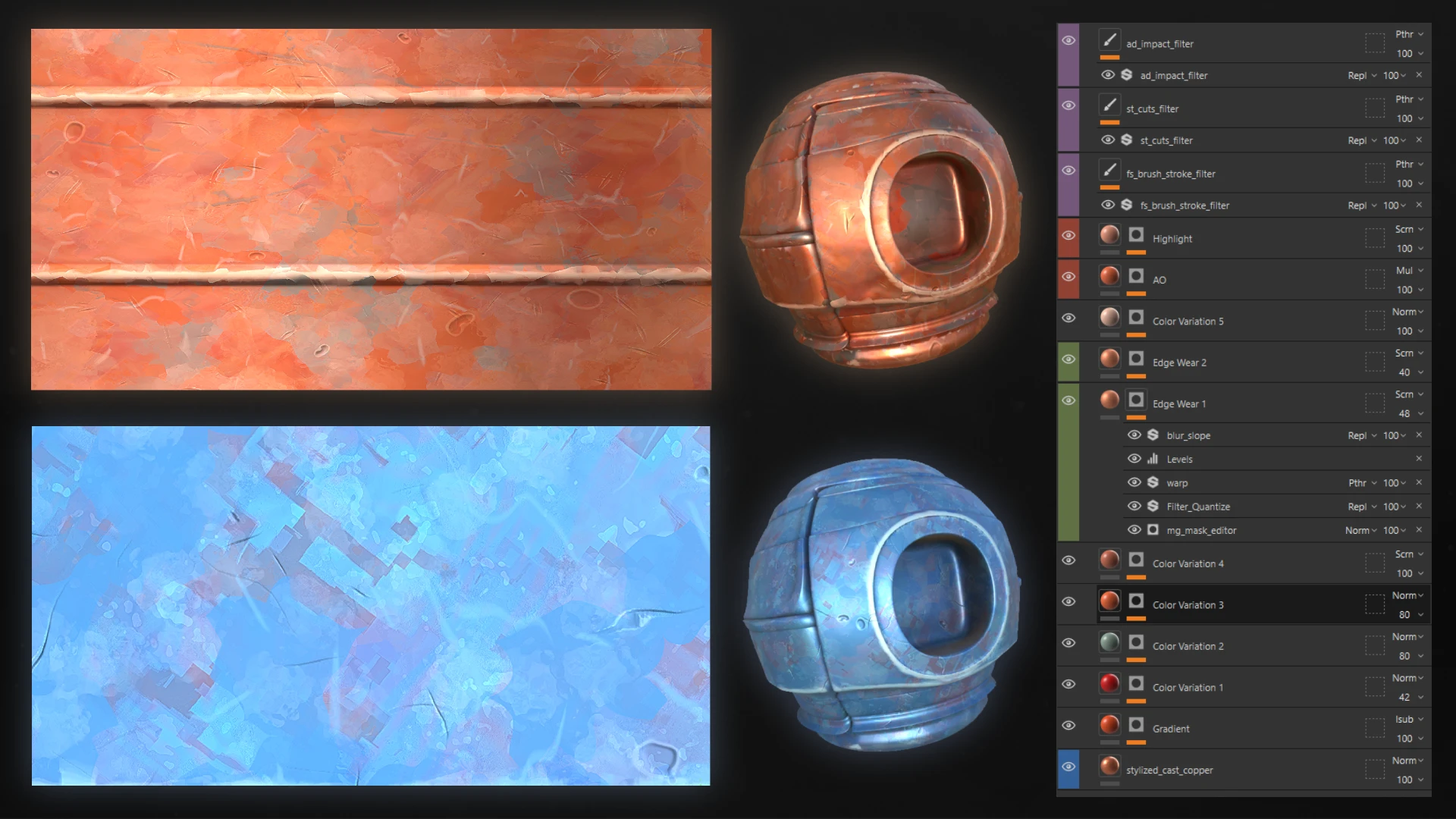 stylized smart material 3