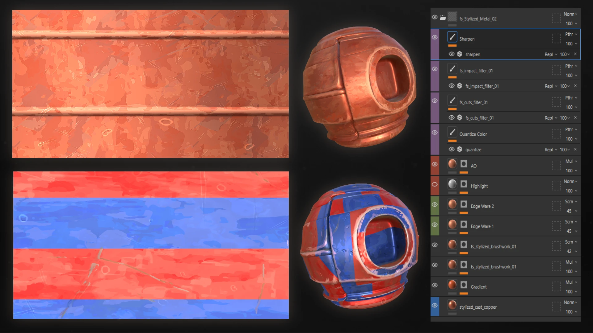stylized smart material 3