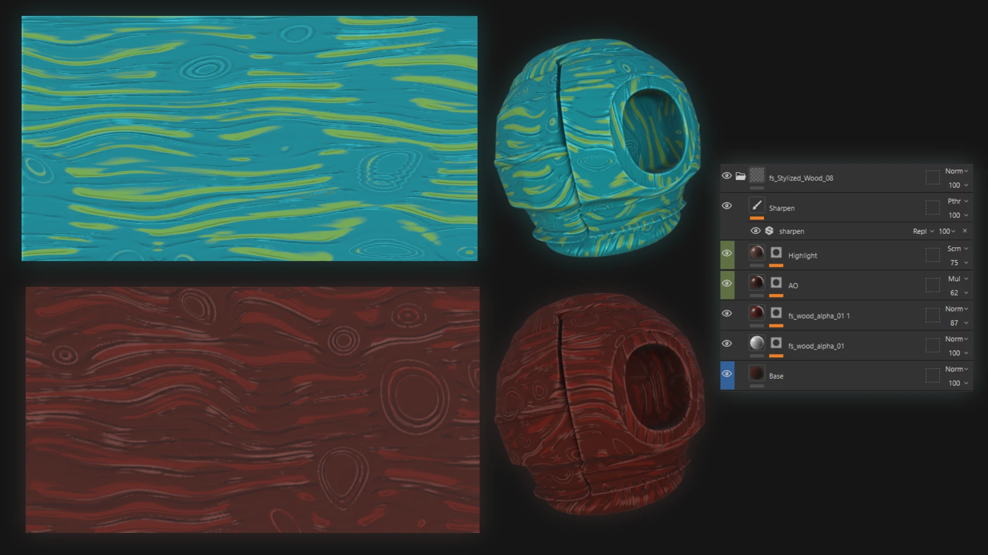 stylized smart material 3