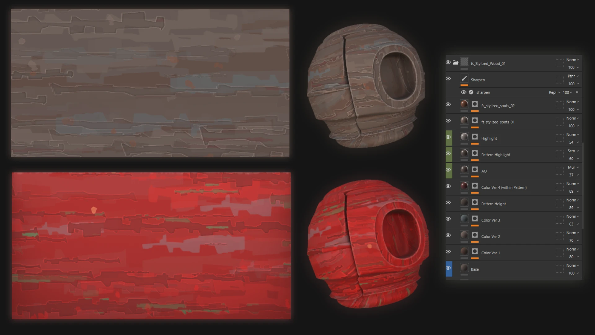 stylized smart material 3