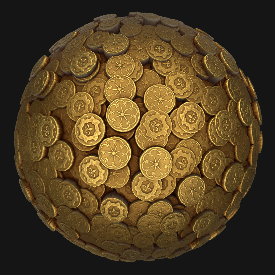Coin_03 (gold, metal, shiny, reflective, surface, coin, money, stack)