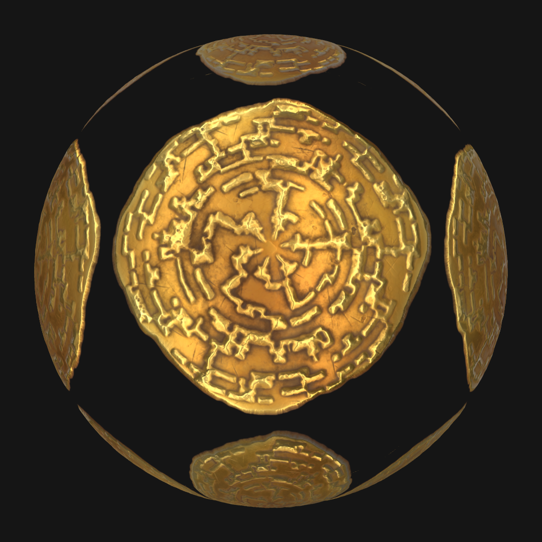 Coin_04 (gold, metal, shiny, reflective, surface, coin, money)
