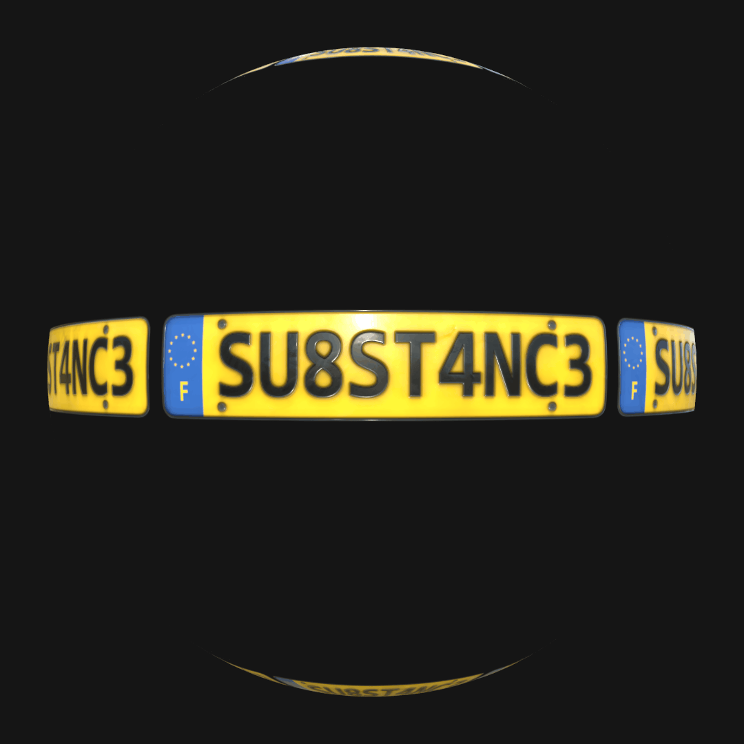 vehicle_plate_01 (car, metal, License, Vehicle tag, Official plate, Registration number)